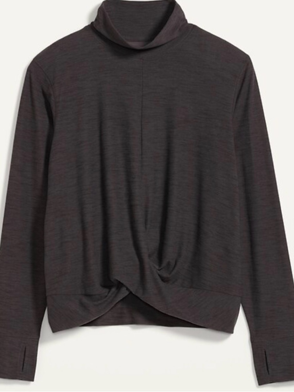 NWOT Old Navy Active Twist Front Pullover Kids's XXL Black Lightweight Athleisur